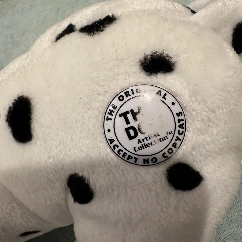 The Dog Artlist Collection Dalmation Plush 20” Play Along 2002 Big Head Collar - Picture 10 of 13